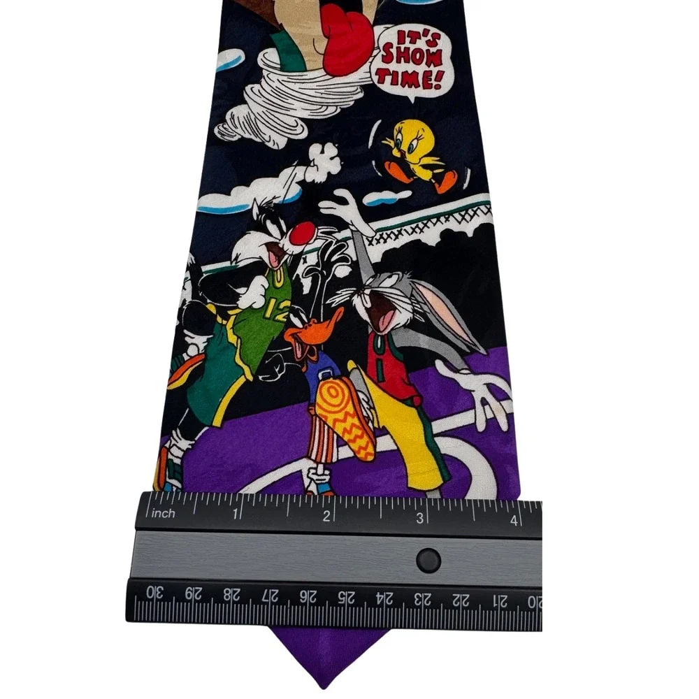 Vintage 90s Looney Tunes Mania Neck Ties Warner Bros 3-Pc Bundle Novelty Classic
